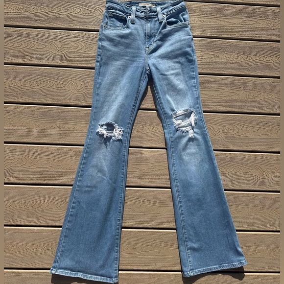 Levi’s flare jeans size 24 style 726 boot cut - Picture 2 of 9
